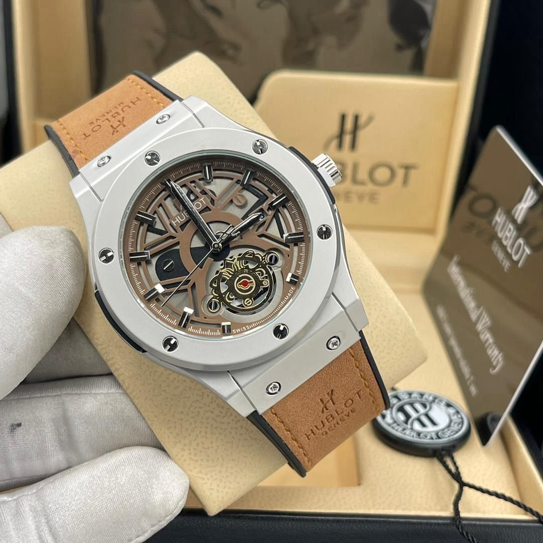 Hublot Geneve (Masterpiece) Inspired Skeleton Dial Watch Limited Edition