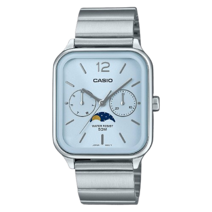 Casio watch Standard Moon Phase Analog Men Watch