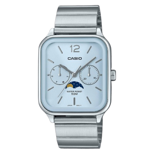 Casio watch Standard Moon Phase Analog Men Watch