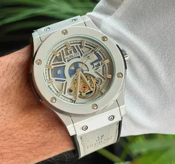 Hublot Geneve (Masterpiece) Inspired Skeleton Dial Watch Limited Edition