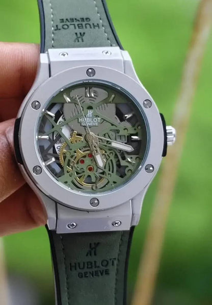 Hublot Geneve (Masterpiece) Inspired Skeleton Dial Watch Limited Edition