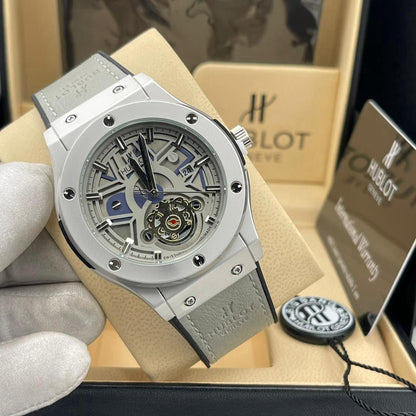 Hublot Geneve (Masterpiece) Inspired Skeleton Dial Watch Limited Edition